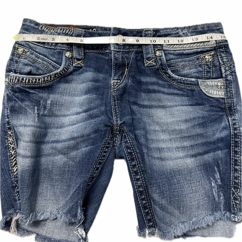 Rock Revival Gwen Cut off Jean Shorts Size 26